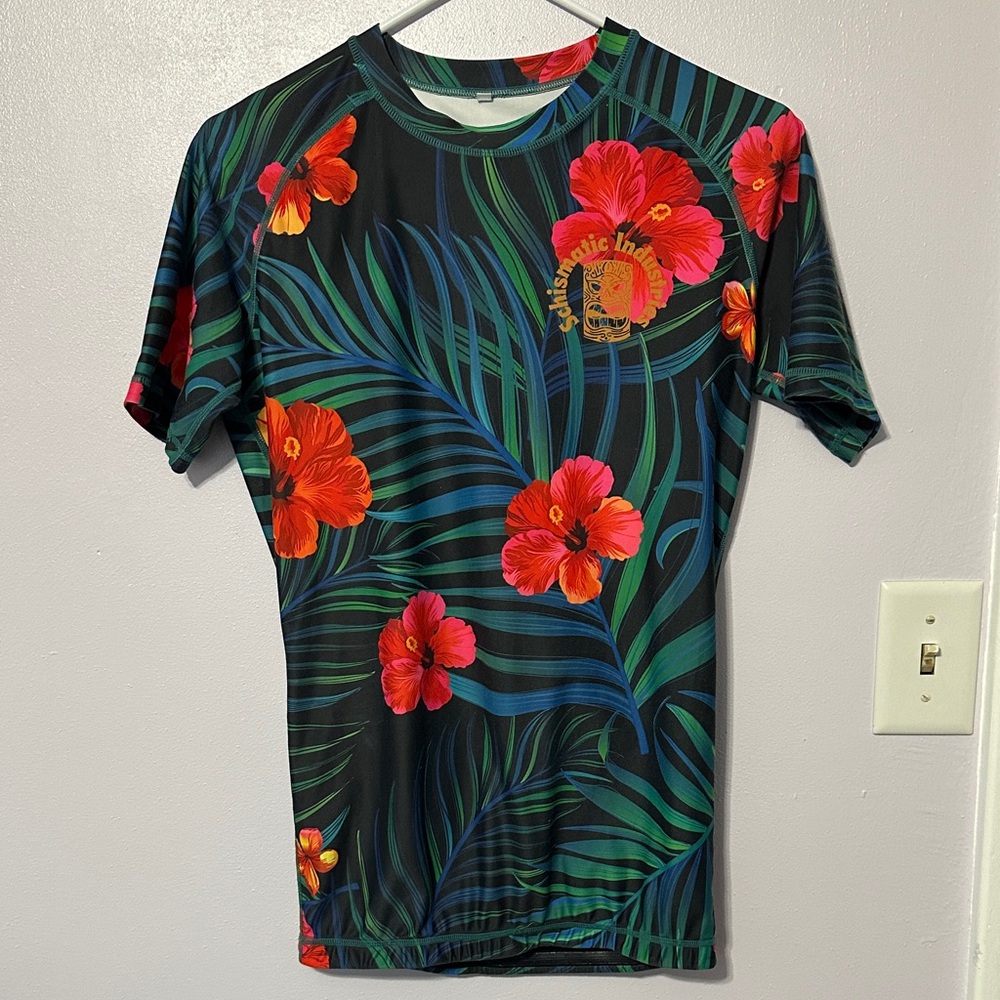 Floral Tropical Rash Guard